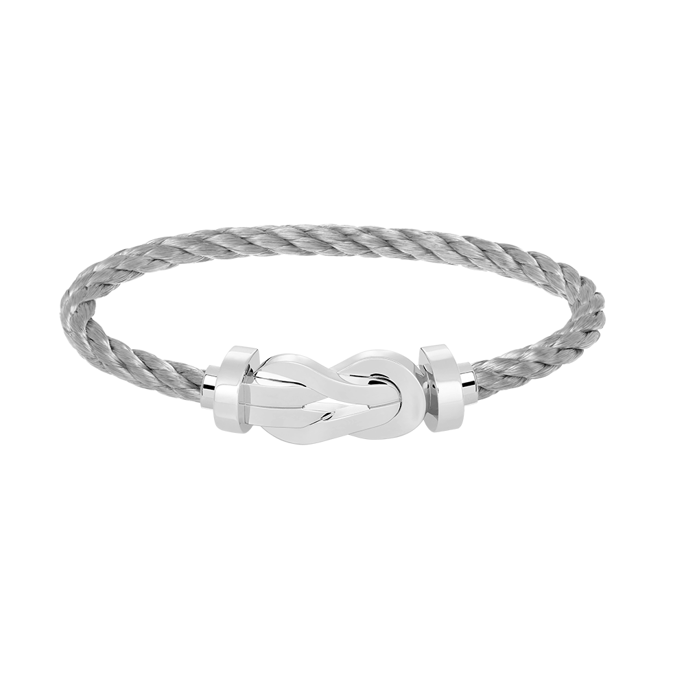 [Imperial] CHANCE LARGE 8 FIGURE BUCKLE NO DIAMOND BRACELET SILVER