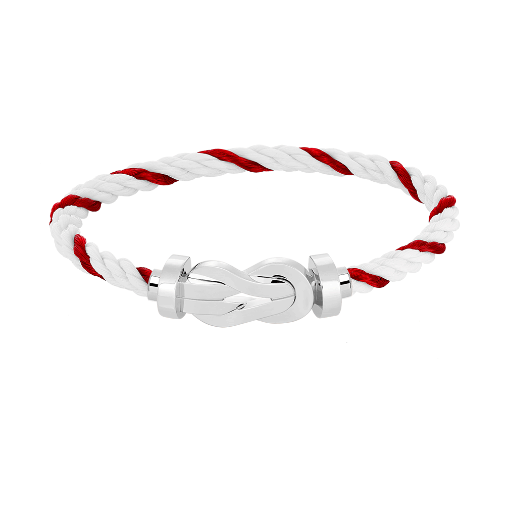 [Imperial] CHANCE LARGE 8 FIGURE BUCKLE NO DIAMOND BRACELET SILVER