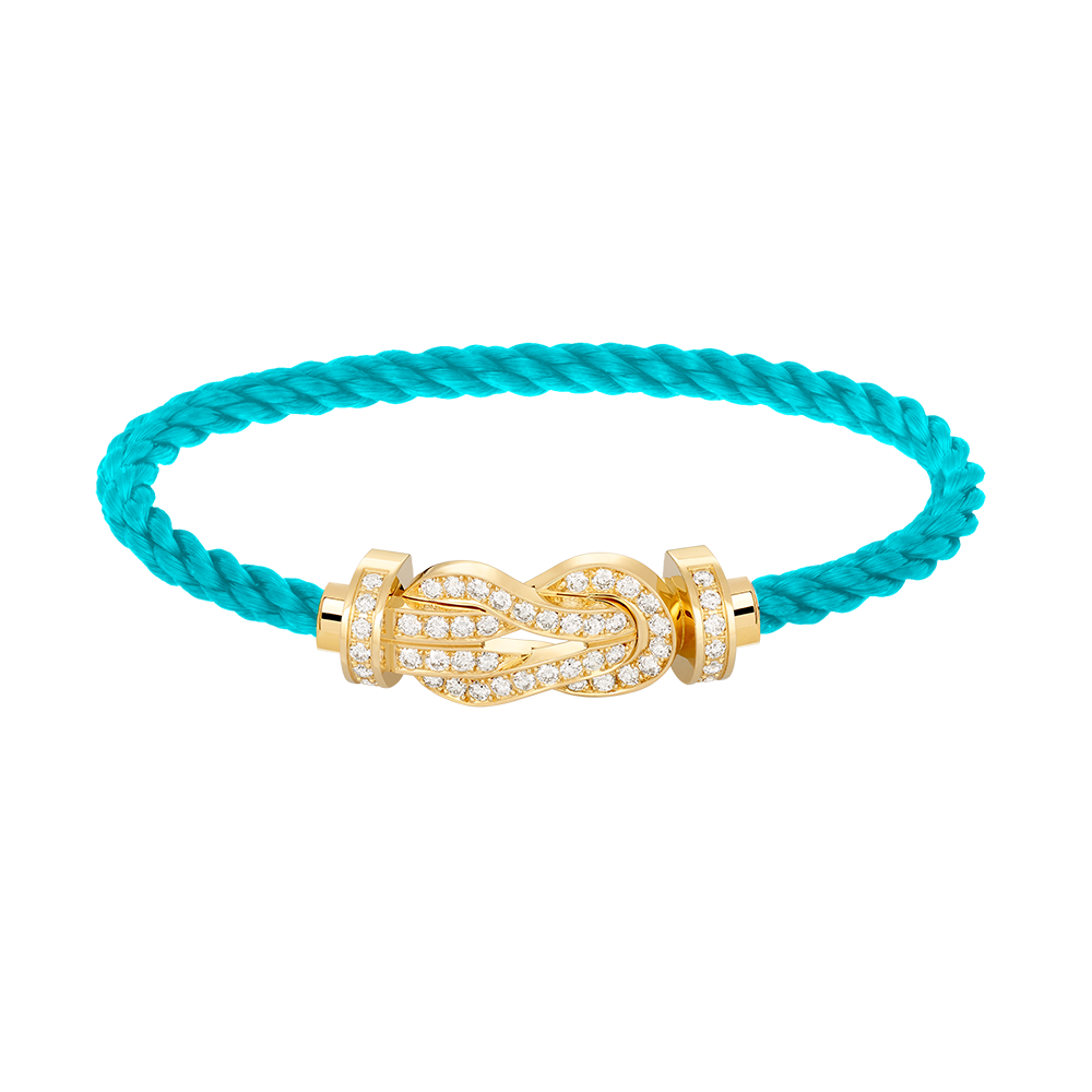 [Imperial] CHANCE LARGE 8 FIGURE BUCKLE FULLDIAMOND BRACELET GOLD
