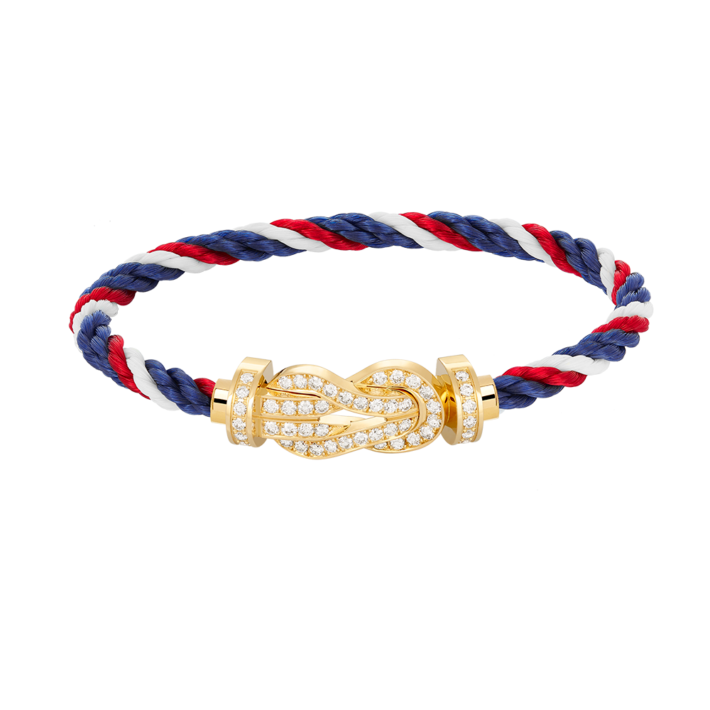 [Imperial] CHANCE LARGE 8 FIGURE BUCKLE FULLDIAMOND BRACELET GOLD