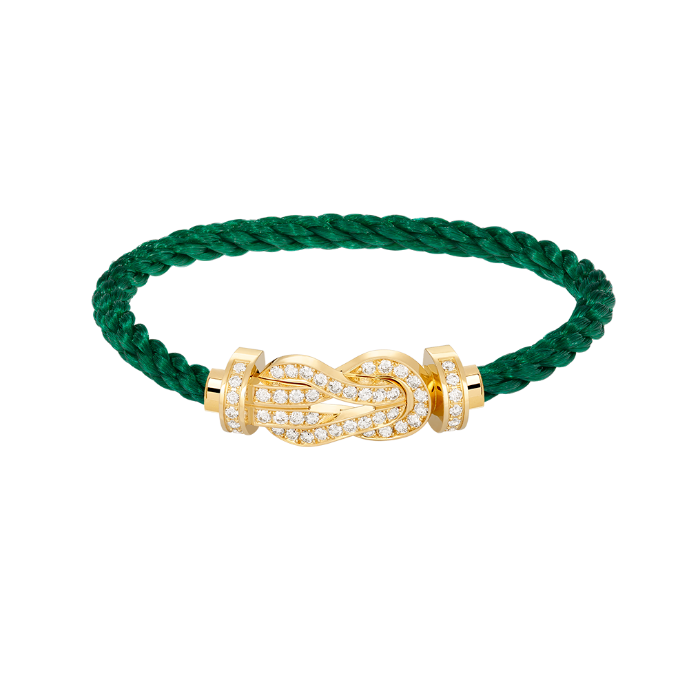[Imperial] CHANCE LARGE 8 FIGURE BUCKLE FULLDIAMOND BRACELET GOLD