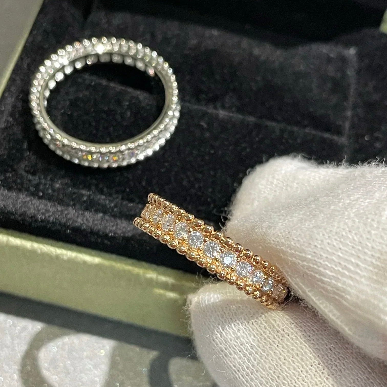 [Imperial] PERLEE DIAMOND ROSE GOLD RING