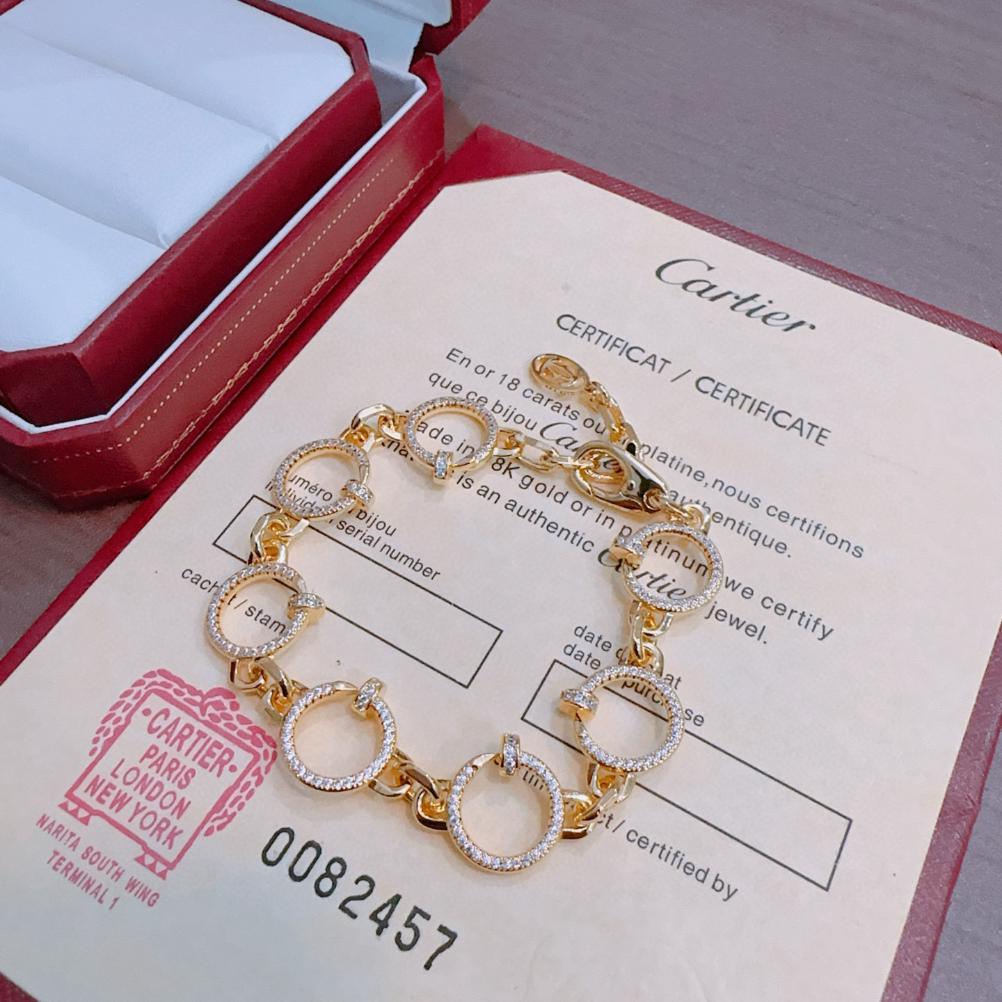 [Imperial] LOVE&JUSTE BRACELET DIAMONDS