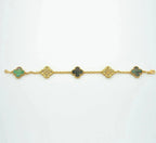 [Imperial]New CLOVER 5 MOTIF GRAY MOP BRACELET COLLECTION