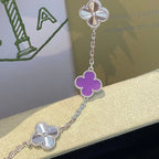 [Imperial]New  CLOVER 5 MOTIF VIOLET BRACELET COLLECTION