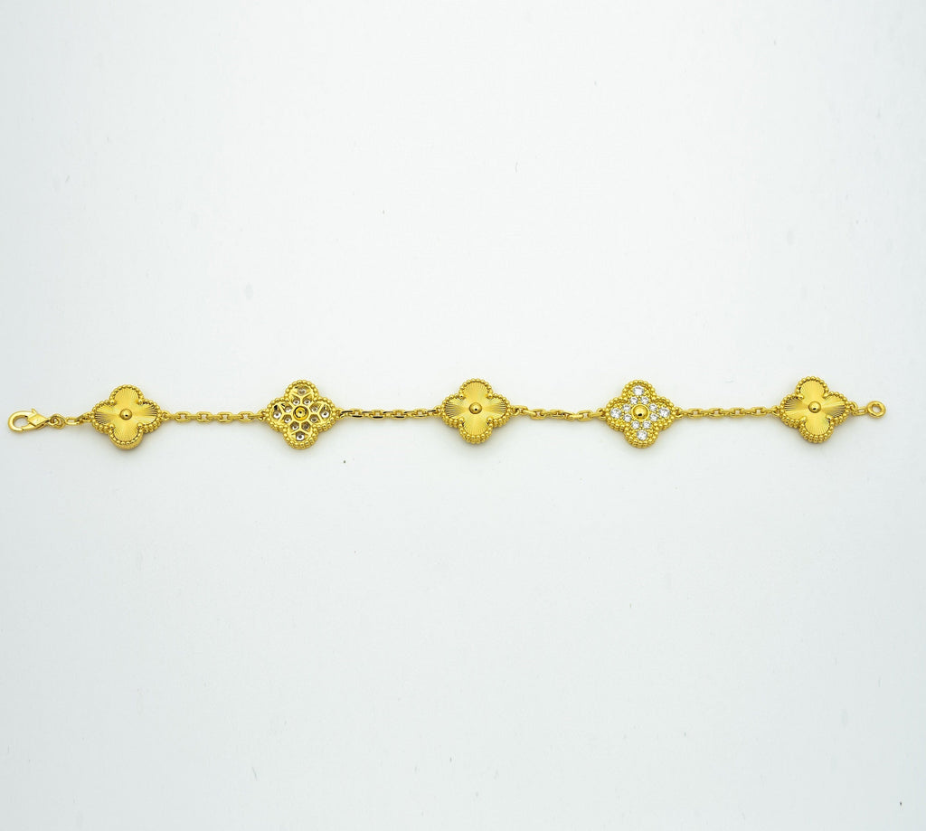 [Imperial]New  CLOVER 5 MOTIF LASER BRACELET COLLECTION