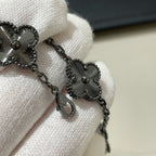 [Imperial]New CLOVER 5 MOTIF BLACK BRACELET