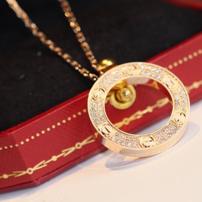 [Imperial] LOVE NECKLACE ADJUSTABLE ROSE GOLD