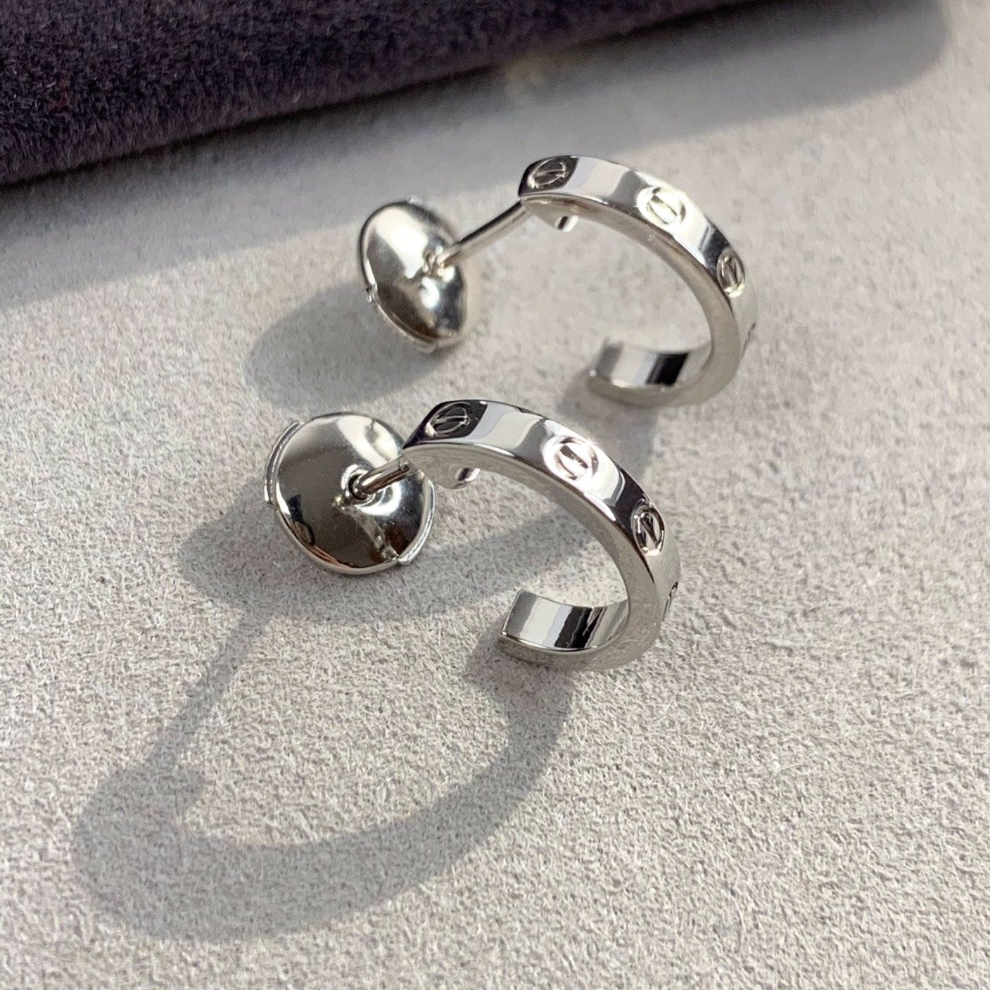 [Imperial] LOVE EARRINGS 2.65MM SILVER