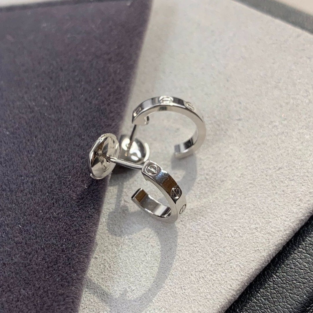 [Imperial] LOVE EARRINGS 2.65MM SILVER