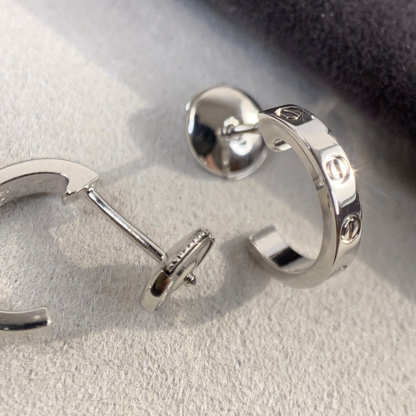 [Imperial] LOVE EARRINGS 2.65MM SILVER