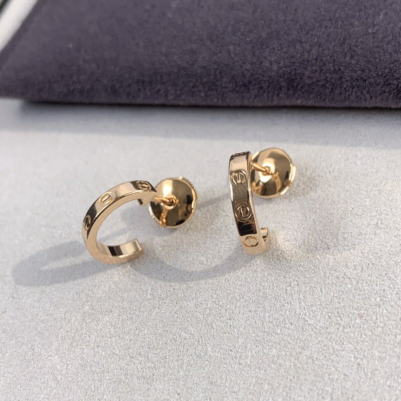 [Imperial] LOVE EARRINGS 2.65MM PINK GOLD