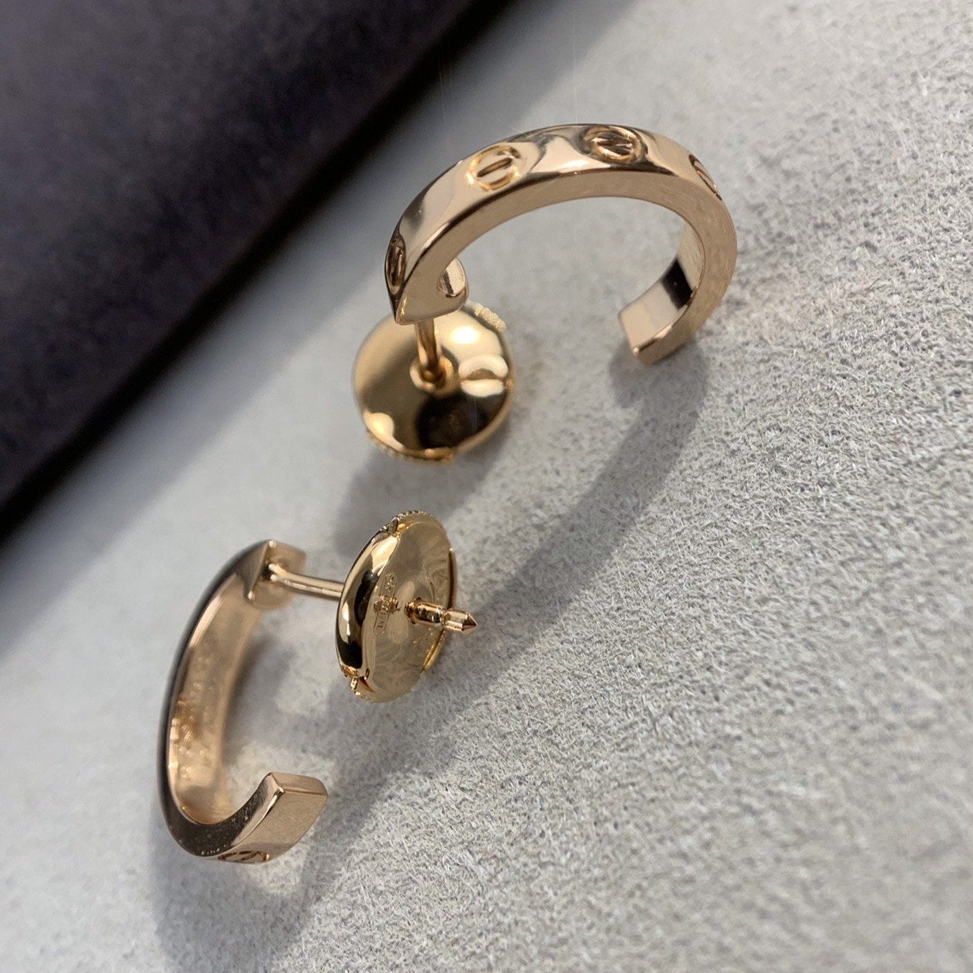 [Imperial] LOVE EARRINGS 2.65MM PINK GOLD