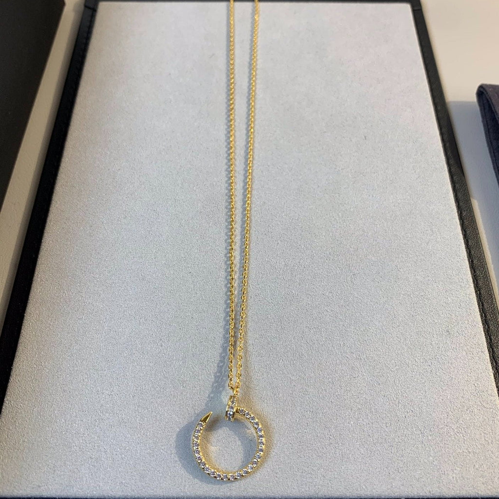 [Imperial] JUSTE NECKLACE GOLD DIAMONDS