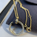 [Imperial] JUSTE NECKLACE GOLD DIAMONDS