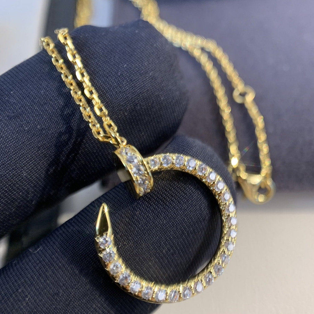 [Imperial] JUSTE NECKLACE GOLD DIAMONDS