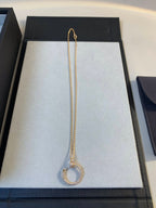 [Imperial] JUSTE NECKLACE PINK GOLD DIAMONDS