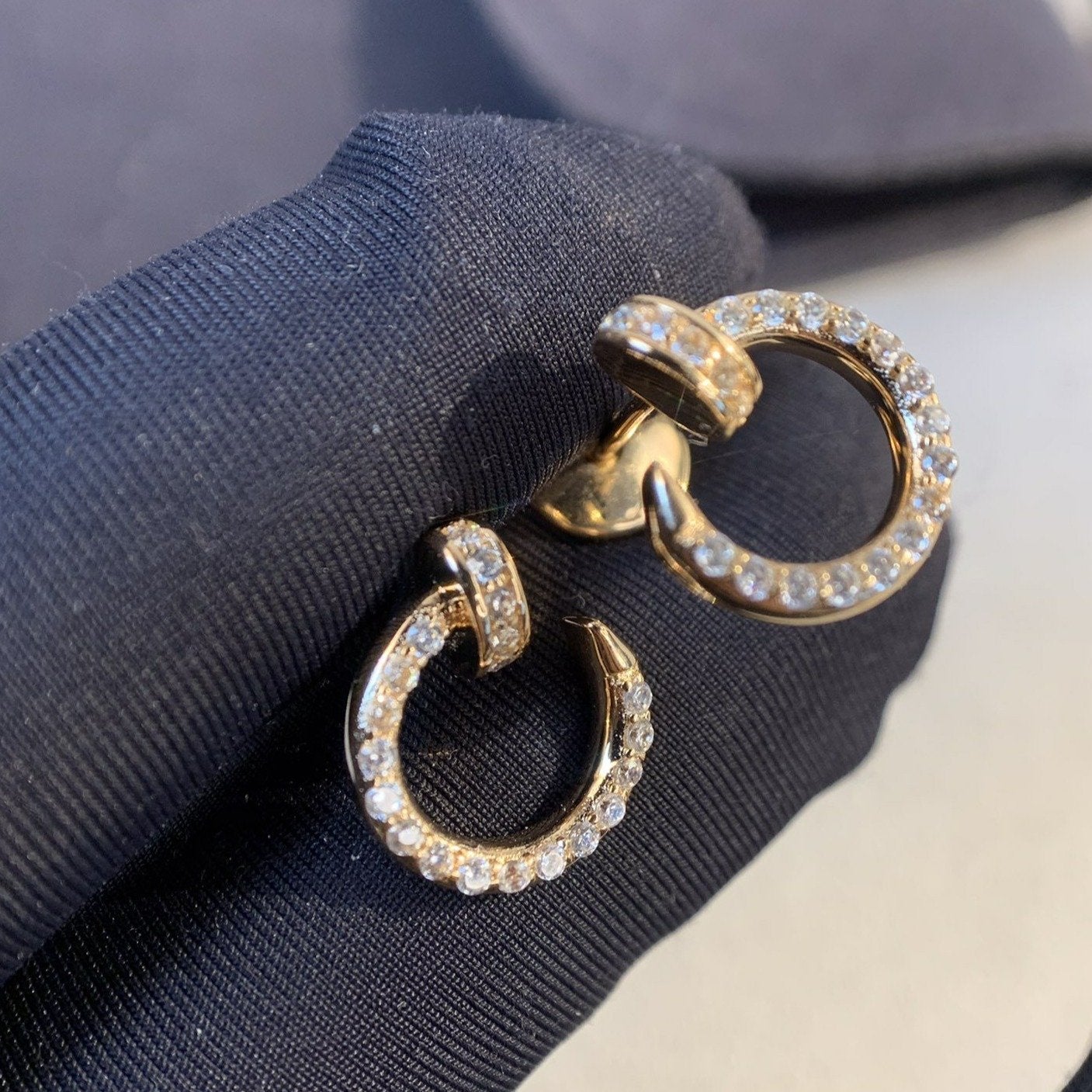 [Imperial] JUSTE EARRINGS GOLD DIAMONDS