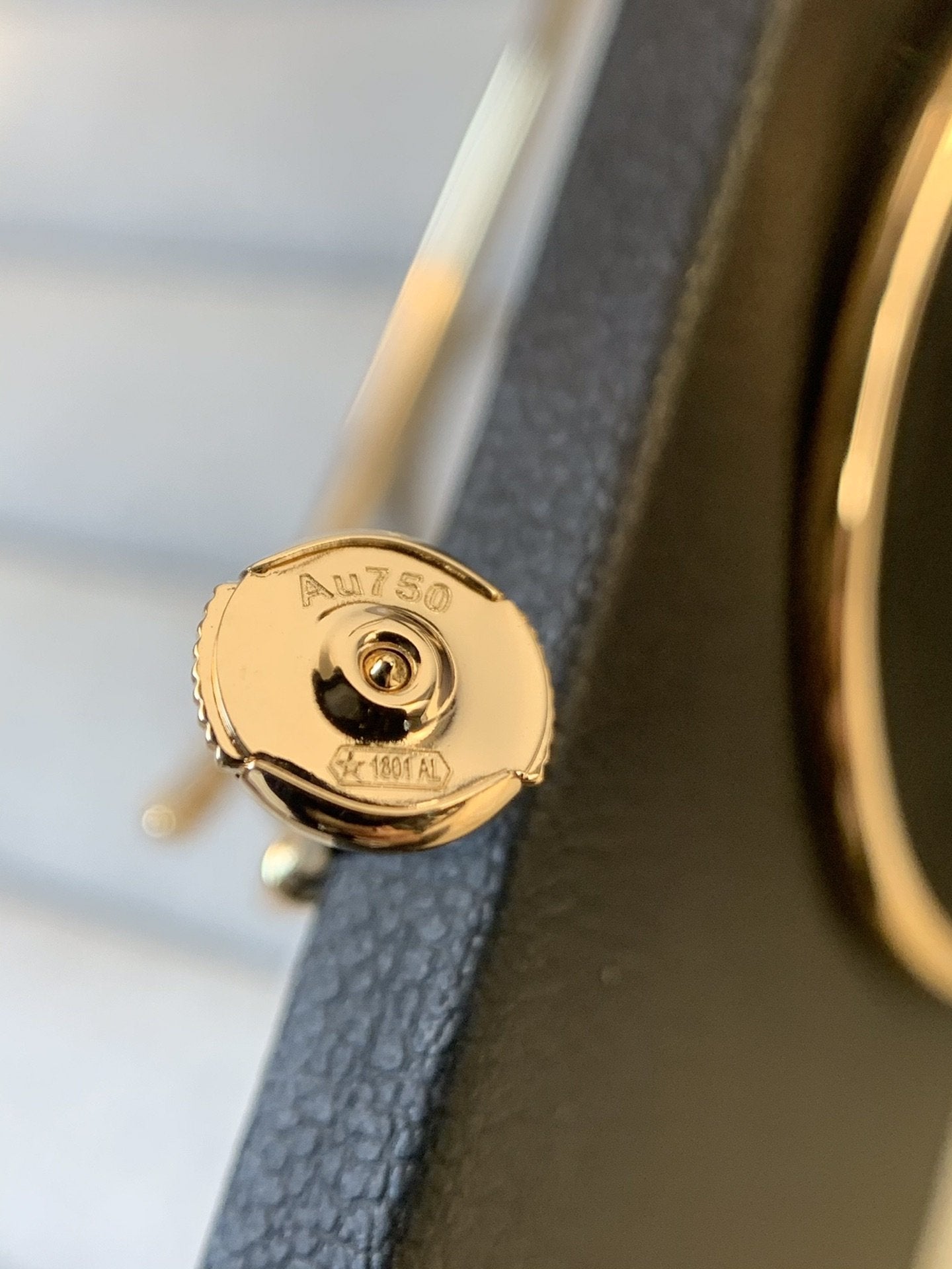 [Imperial] JUSTE EARRINGS GOLD DIAMONDS 1.8MM