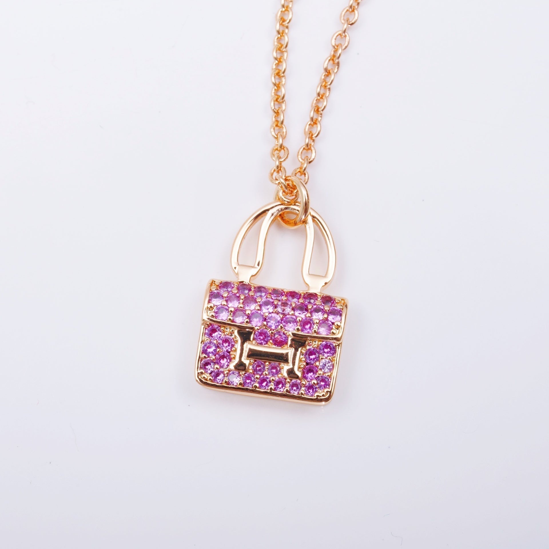 [Imperial] CONSTANCE PEDANT PURPLE DIAMOND NECKLACE