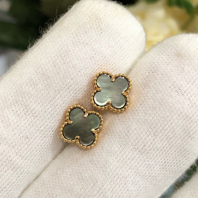 [Imperial] CLOVER MINI GOLD EARRINGS