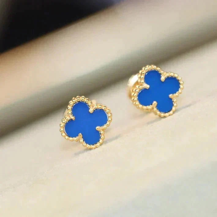 [Imperial] CLOVER MINI 9.5MM TURQUOISE EARRINGS