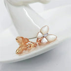 [Imperial] BUTTERFLY MOP DIAMOND EARRINGS