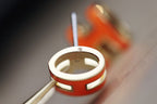 [Imperial] MINI POP H EARRINGS ORANGE