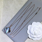 [Imperial] CLOVER 25MM GOLD DARK MOP BIG CLOVER NECKLACE