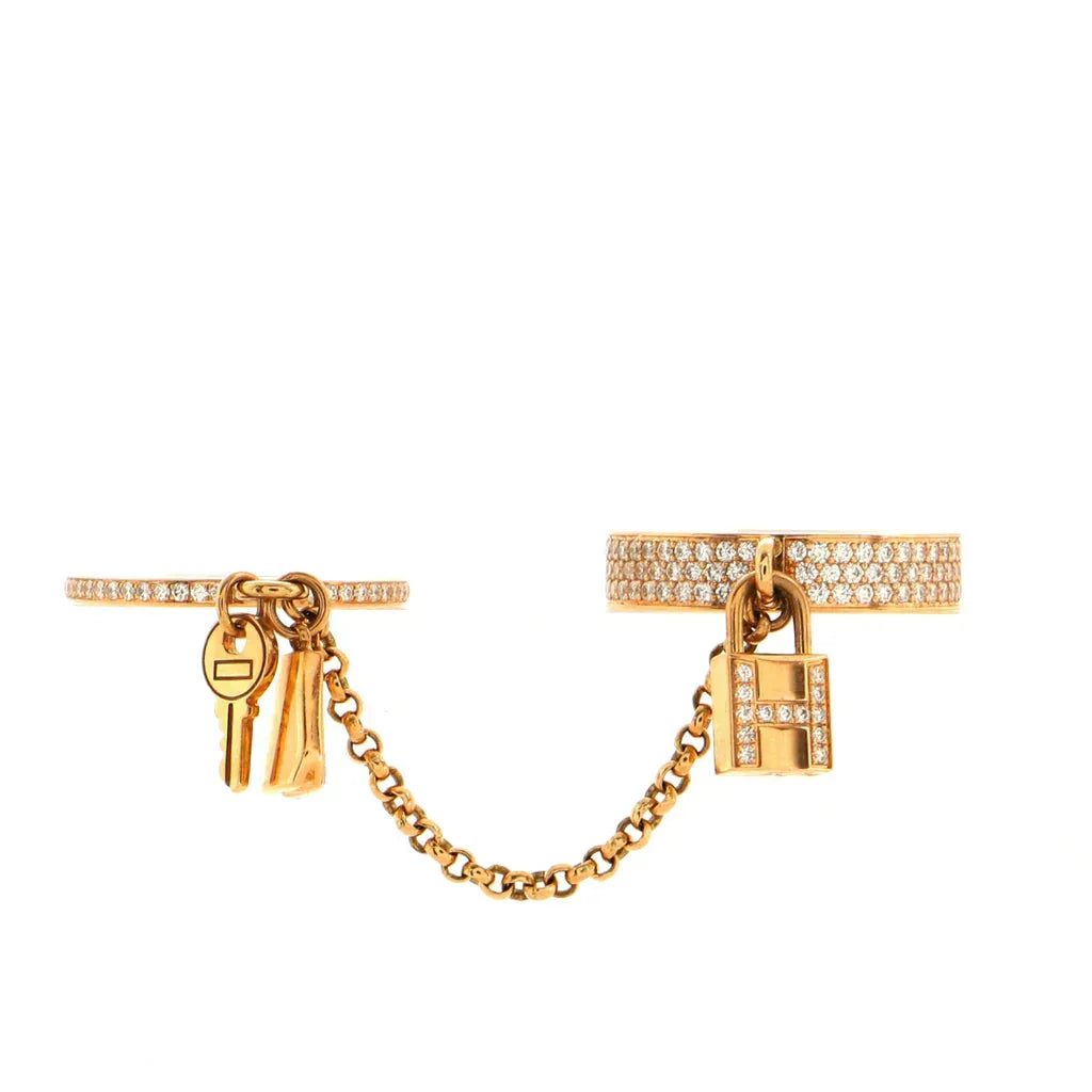 [Imperial] HM KELLY CLOCHETTE DOUBLE RING IN  WITH DIAMONDS