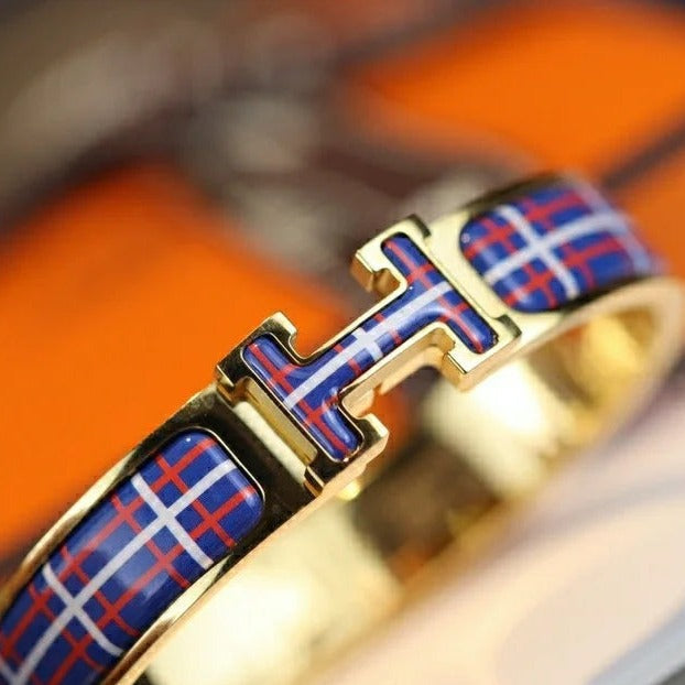 [Imperial] H TARTAN BRACELET 12MM