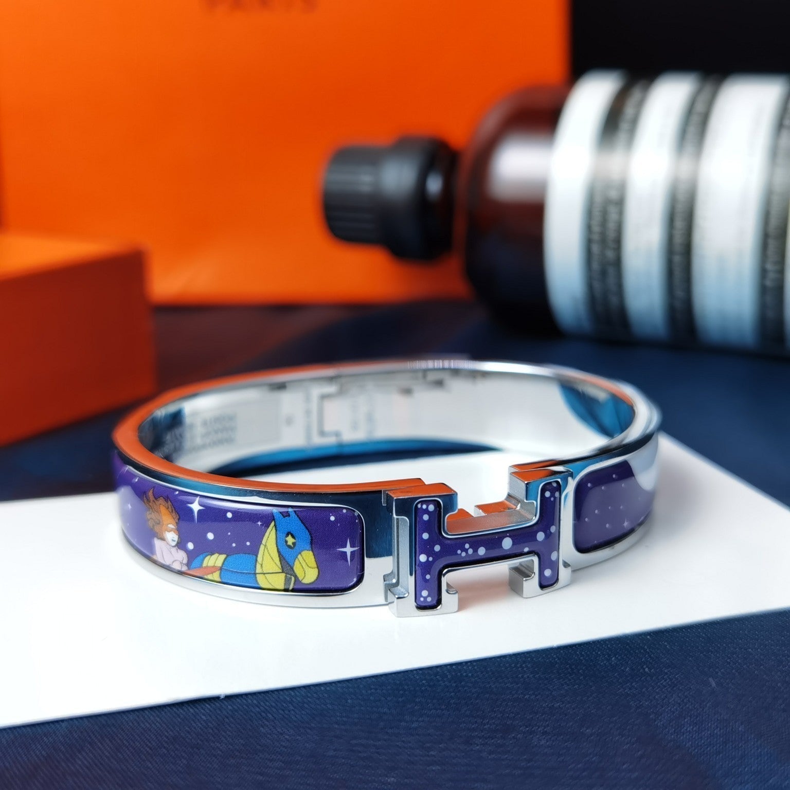 [Imperial] H STAR AND MOON BRACELET 12MM
