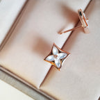 [Imperial] STAR MOP PINK GOLD EARRINGS