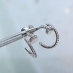 [Imperial] JUSTE EARRINGS 12.75MM SILVER DIAMOND