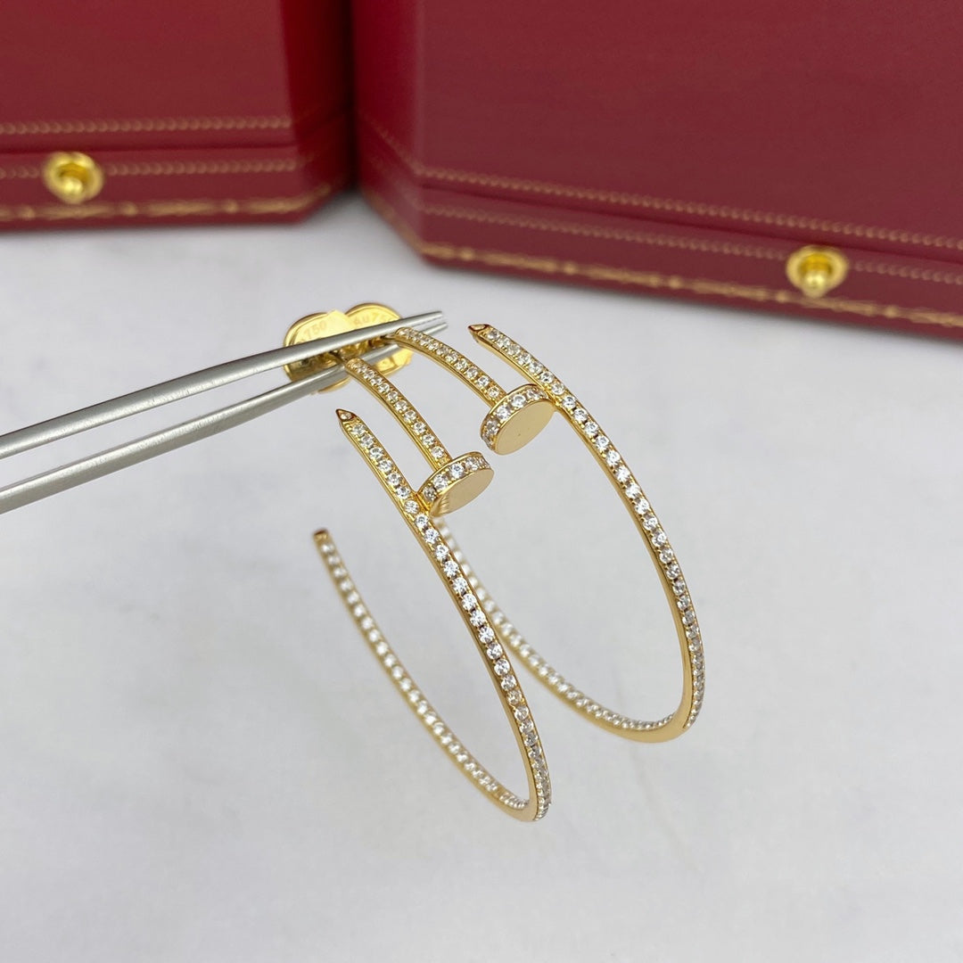 [Imperial] JUSTE EARRINGS FULL DIAMONDS 1.8MM