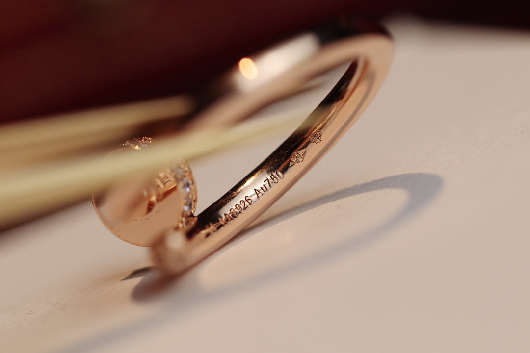 [Imperial] JUSTE RING 2.65MM PINK GOLD DIAMOND