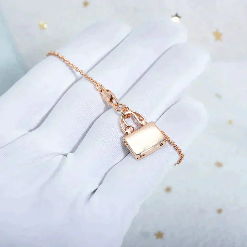 [Imperial] AMULETTE PEDANT ROSE GOLD NECKLACE