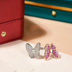 [Imperial] TWIN BUTTERFLY DIAMOND RING