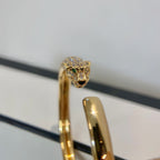 [Imperial] PANTHERE GOLD DIAMOND OPEN BRACELET
