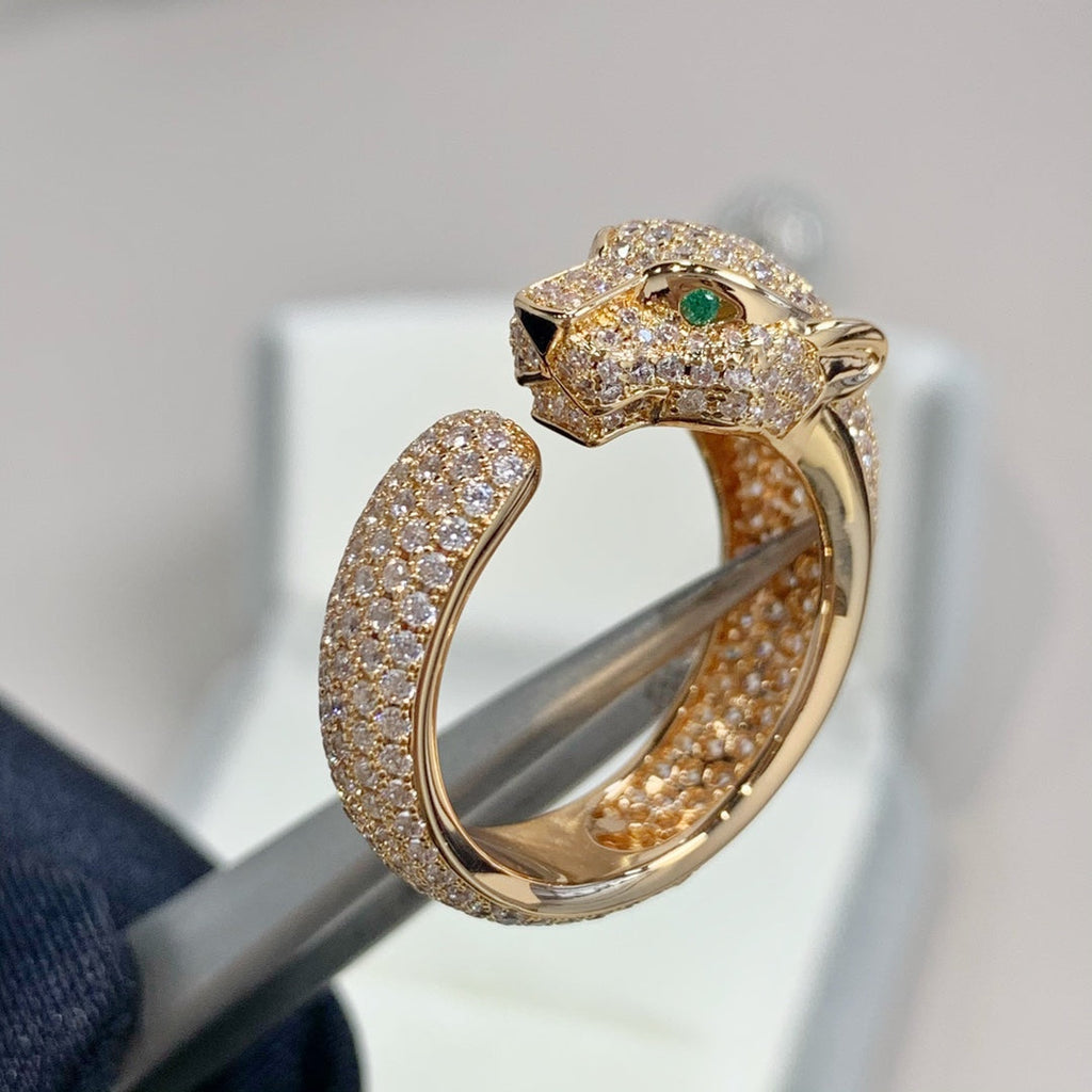 [Imperial] PANTHERE PINK GOLD DIAMOND RING