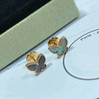 [Imperial] BUTTERFLY DARK MOP  EARRINGS