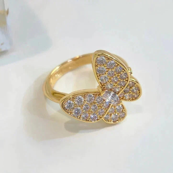 [Imperial] BUTTERFLY DIAMOND RING