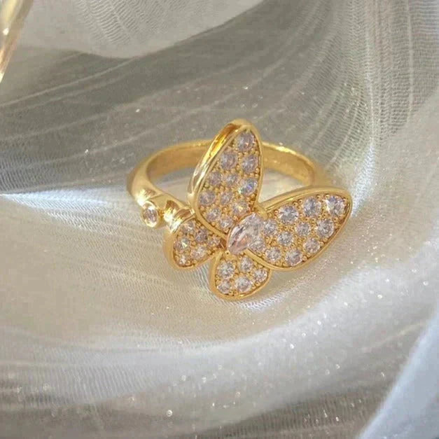 [Imperial] BUTTERFLY DIAMOND RING