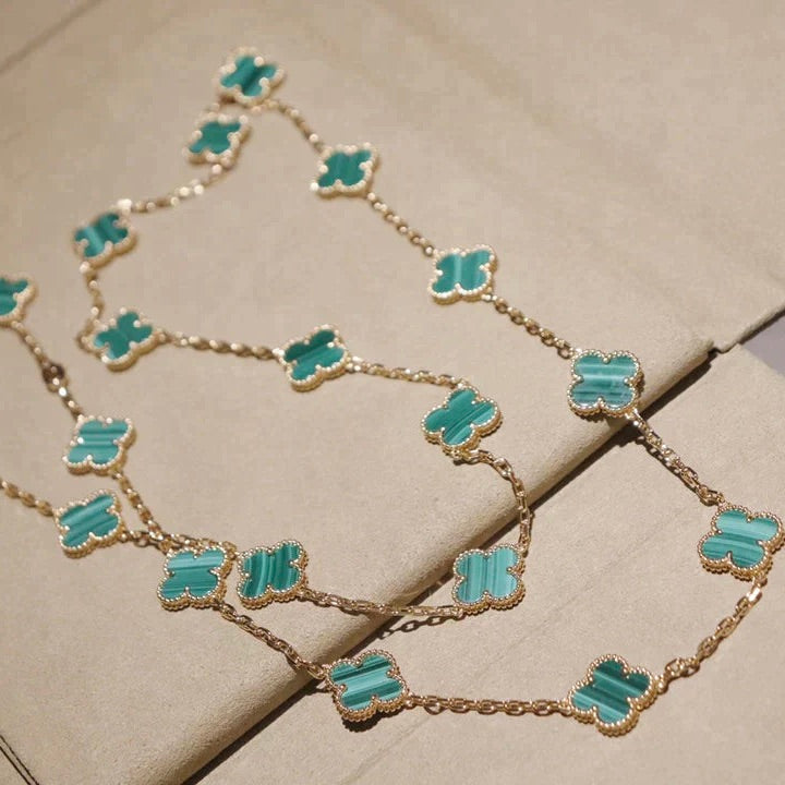 [Imperial] CLOVER 20 MOTIFS MALACHITE GOLD