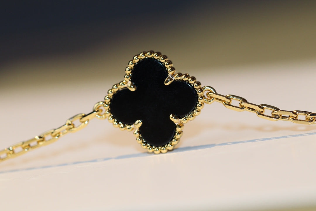[Imperial] CLOVER 20 MOTIFS ONYX ROSE GOLD