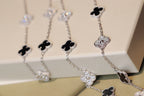 [Imperial] CLOVER 20 MOTIFS ONYX DIAMOND SILVER