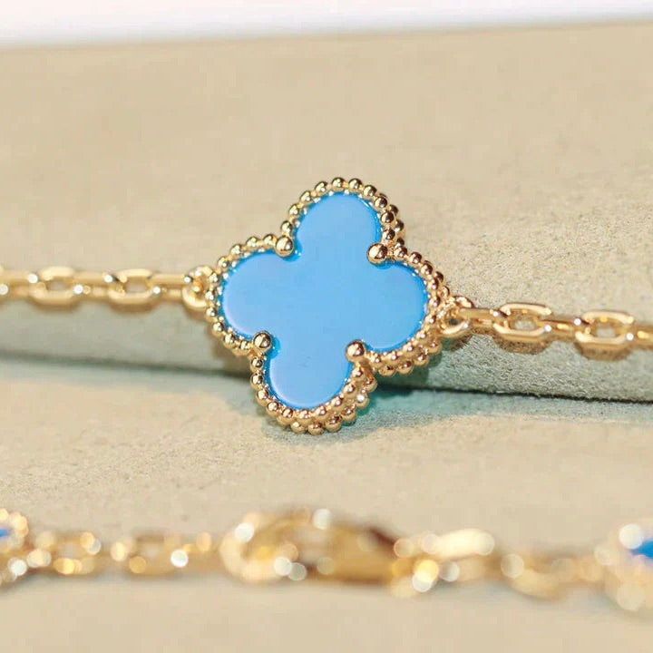 [Imperial] CLOVER 20 MOTIFS TURQUOISE GOLD