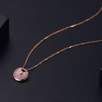 [Imperial] AMULETTE ROSE GOLD PINK MOP NECKLACE