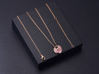 [Imperial] AMULETTE ROSE GOLD PINK MOP NECKLACE