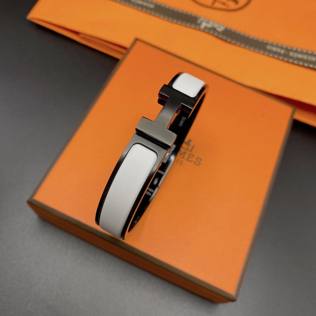 [Imperial] H BRACELET 12MM BLACK WHITE CERAMIC